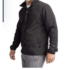 Cutter & Buck Charter Eco Packable Jacket Hooded Mens Large Eagle Ridge Golf‎